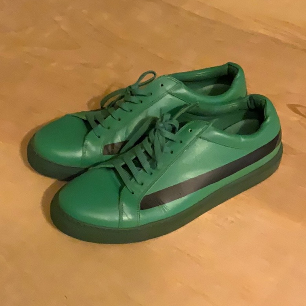 Comme Des Garçons SHIRT leather sneakers